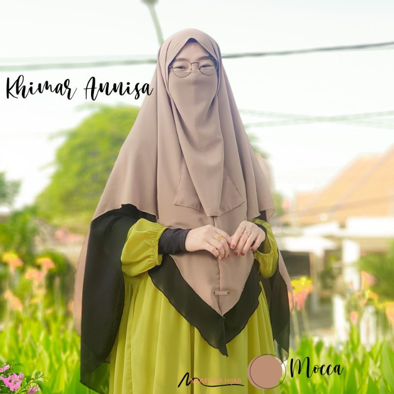 KHIMAR ANNISA BOLAK BALIK FREE CADAR BOLAK BALIK