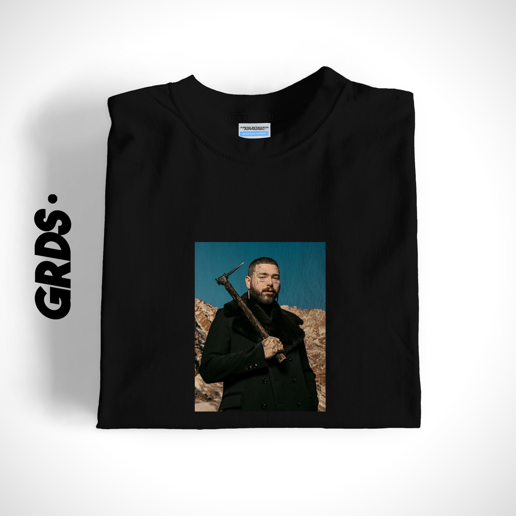 KAOS POST MALONE / T-SHIRT POST MALONE - FREE STICKER
