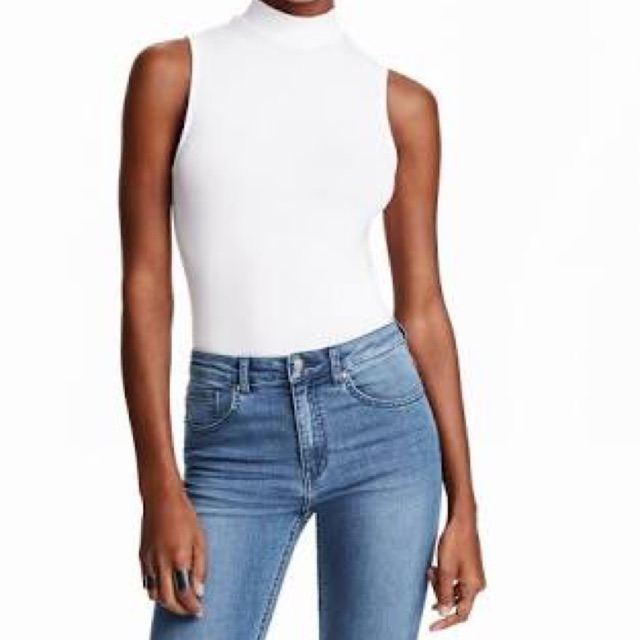 sleveless turtleneck h&m