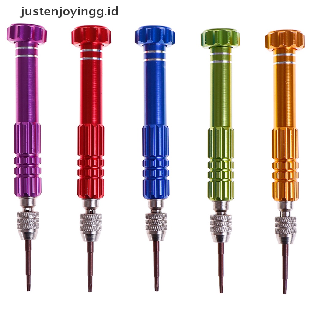 【justenjoyingg.id】 Multifunction mini Blade Screwdriver With Replacemet Head Anti Slip Repair tools .