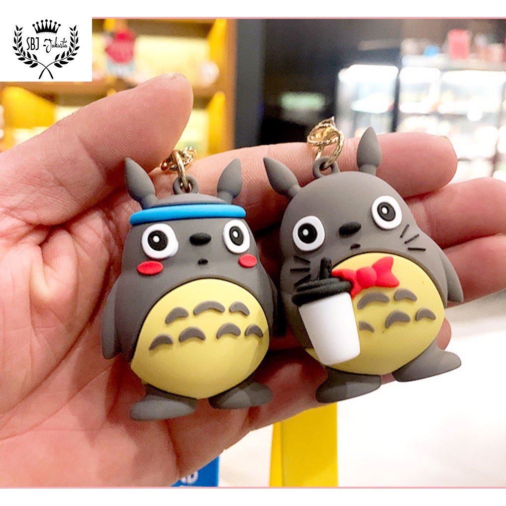 Gantungan kunci aksesoris Tas keychain karakter Totoro