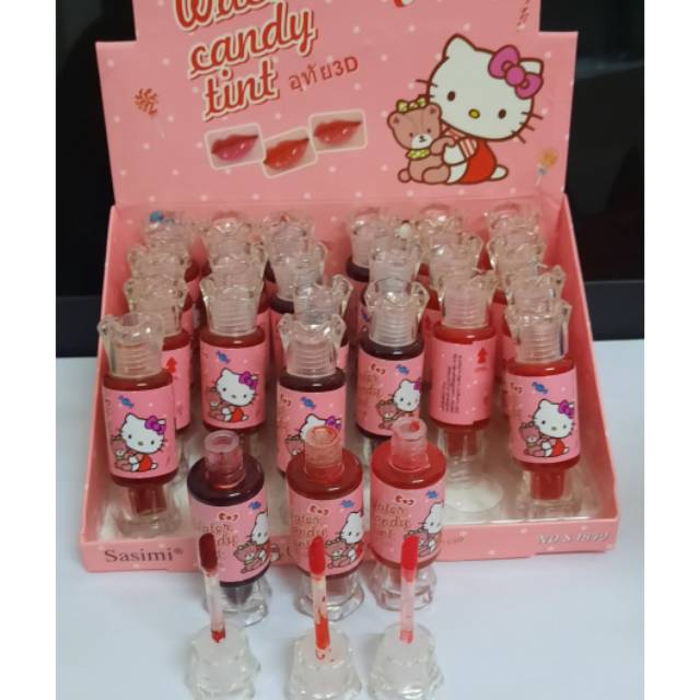 PROMO PER 6 PCS!!!LIP TINY CANDY HELLO KITTY/BUBLE MILK SASIMI 1849/S946