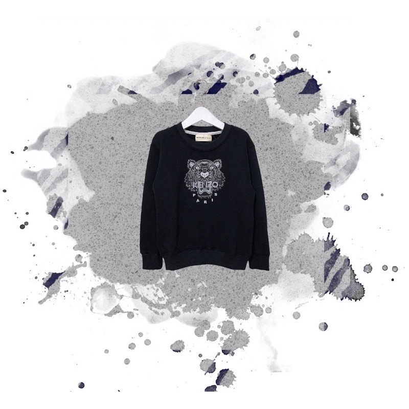 CREWNECK KENZO Baju Anak - Sweater Anak Jaket Bayi Baby Kids Cewek Cowok Perempuan Laki Fleece Catto