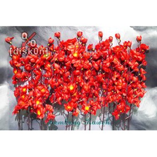 Bunga Sakura artificial impor mei hwa plastik imitasi Bunga Sakura artificial impor mei hwa plastik imitasi