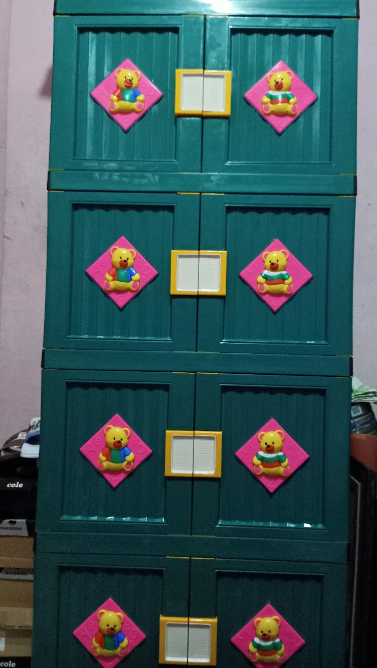 Lemari Plastik 4 Susun Akako 3d (promo Harga)