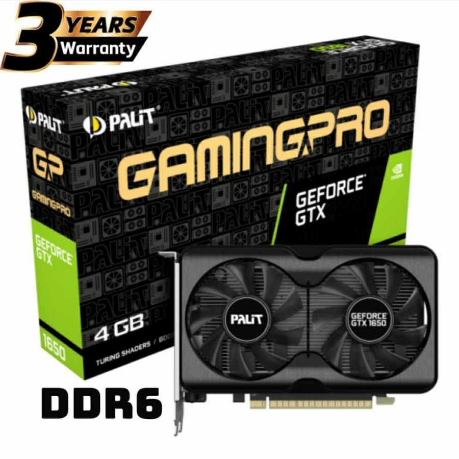 PALIT GeForce GTX 1650 4GB DDR6 GamingPro