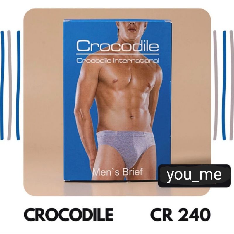 Celana Dalam Pria Crocodile 240 Harga 3 PCS