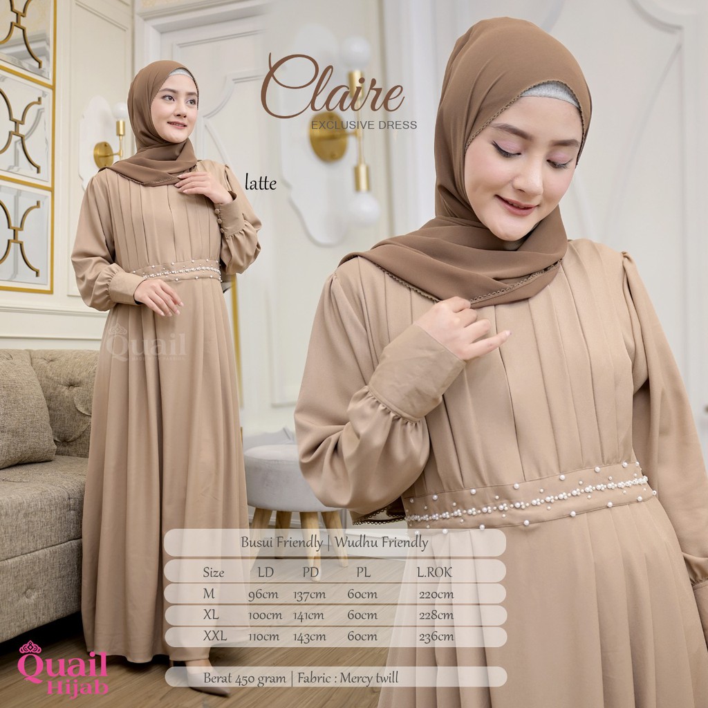 CLAIRE DRESS Gamis by Quail