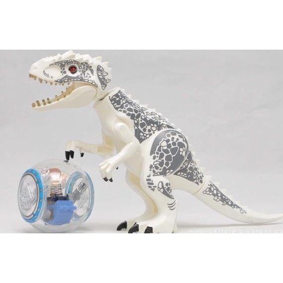 DISKON Lego Kw Dinosaurus T Rex Putih Indominus Rex LeLe 79151 Terlaris