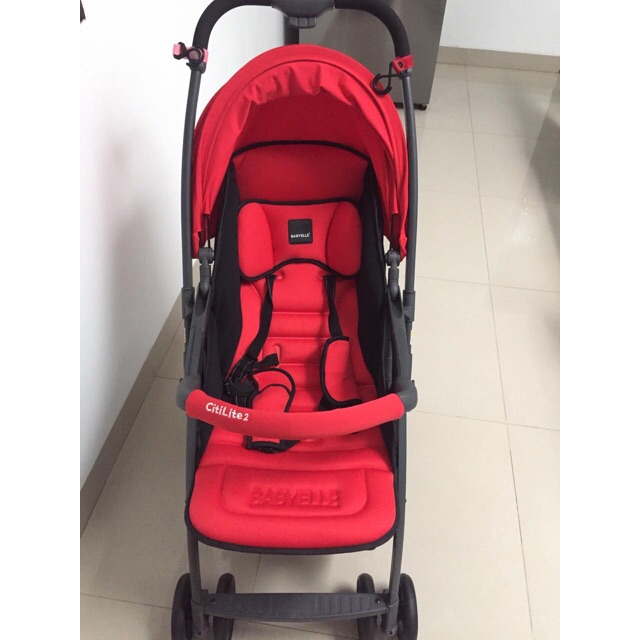 Stroller babyelle citilite 2 red/ stroller baby elle citilite2 red/ stroller bayi anak murah