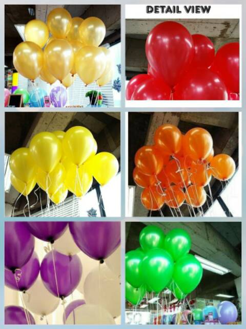 10 pcs Balon metalic 12 inch