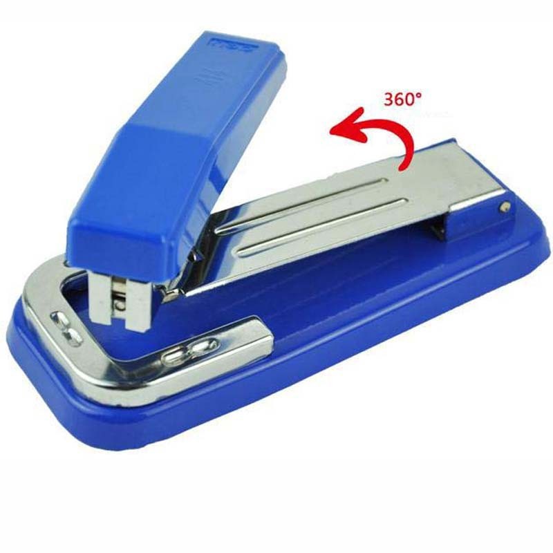 Triple W Stapler Stepler Rotatable 360° Hecter Steples Staples Hekter Meja Putar Besar