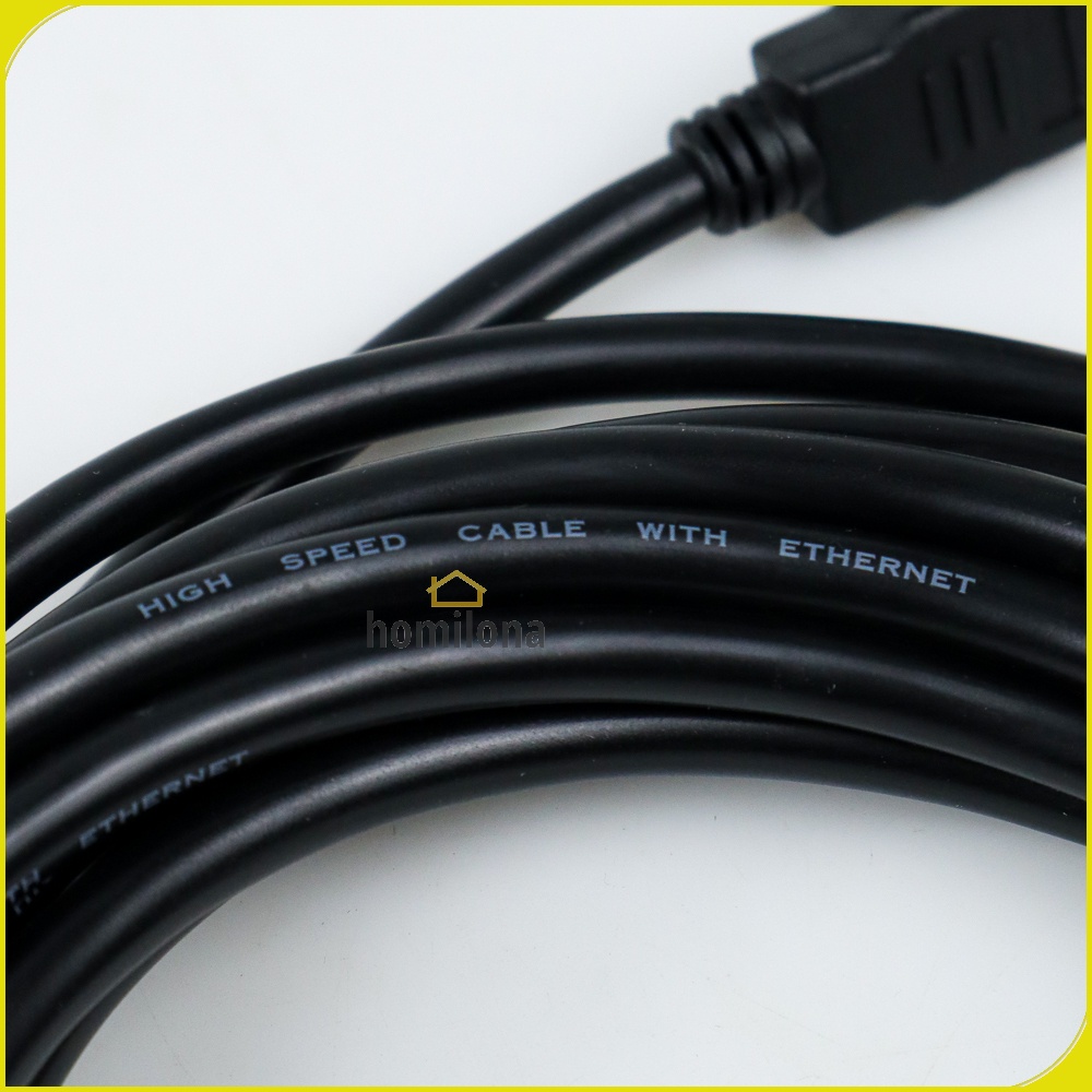 High Speed HDMI to HDMI Cable OD7.3mm Gold Plated 4K - 1.5m 2m 3m 5m -  FSU HD101 Black