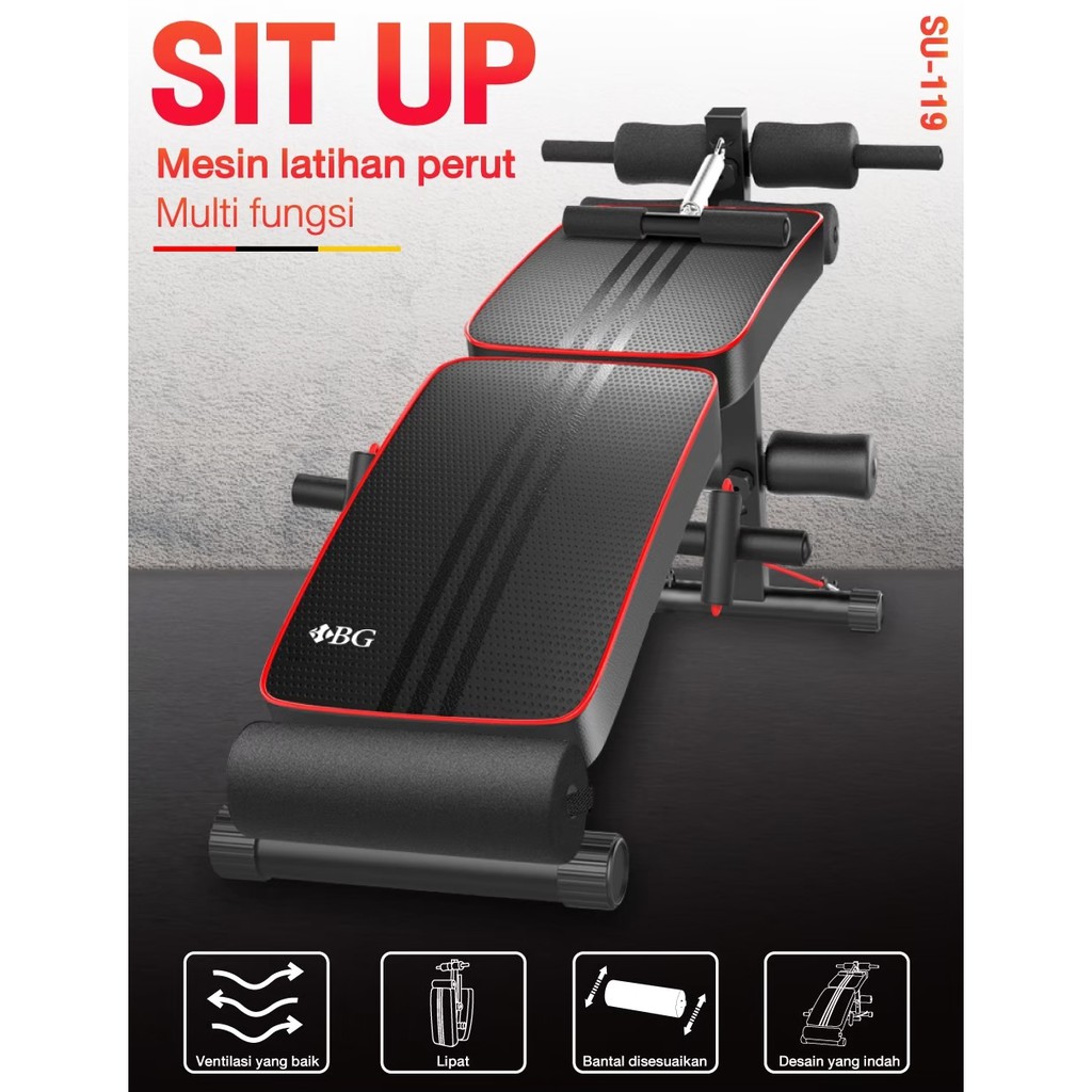 Jual Bg Sport Sit Up Bench Board In Alat Olahraga Fitness Indonesia