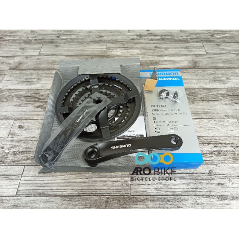 Crank set gir shimano tourney FC-TY501 48T crank 3 speed Ori in BOX