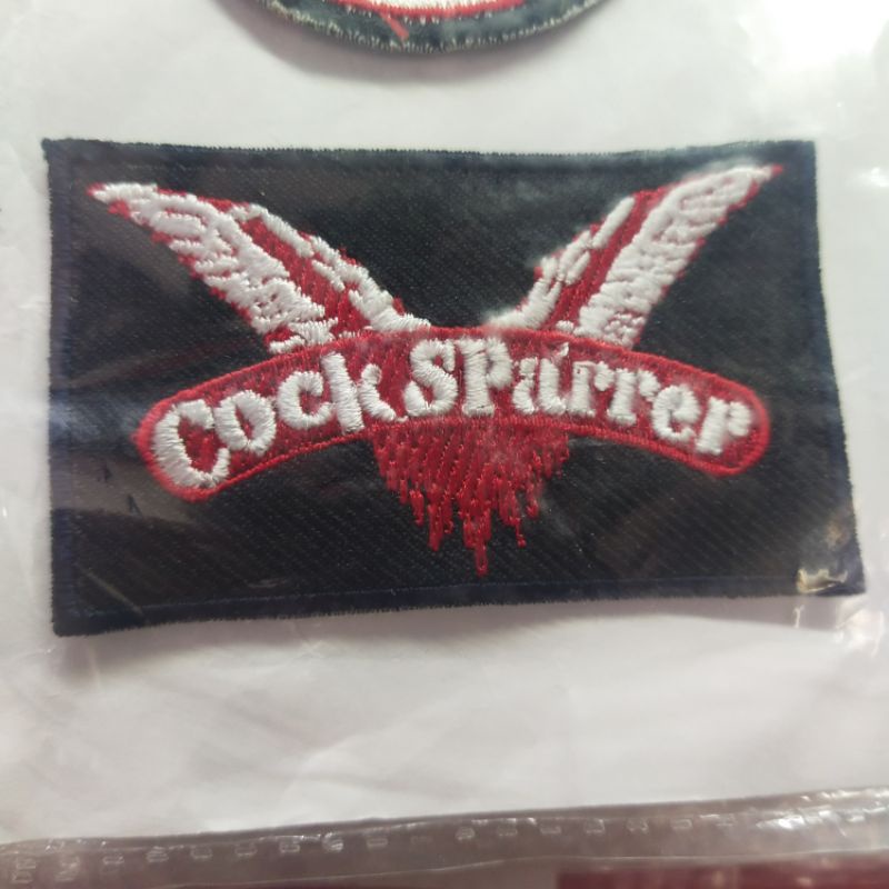 emblem bordir patch cock sparrer