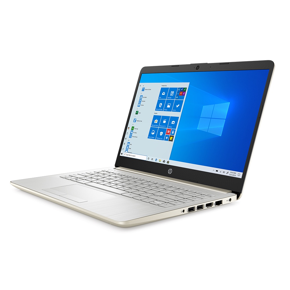 HP Laptop 14s-dk1510AU AMD 3050U/4GB/512GB/UMA/Backlit KB+W10+OHS/2Year/GOLD/14