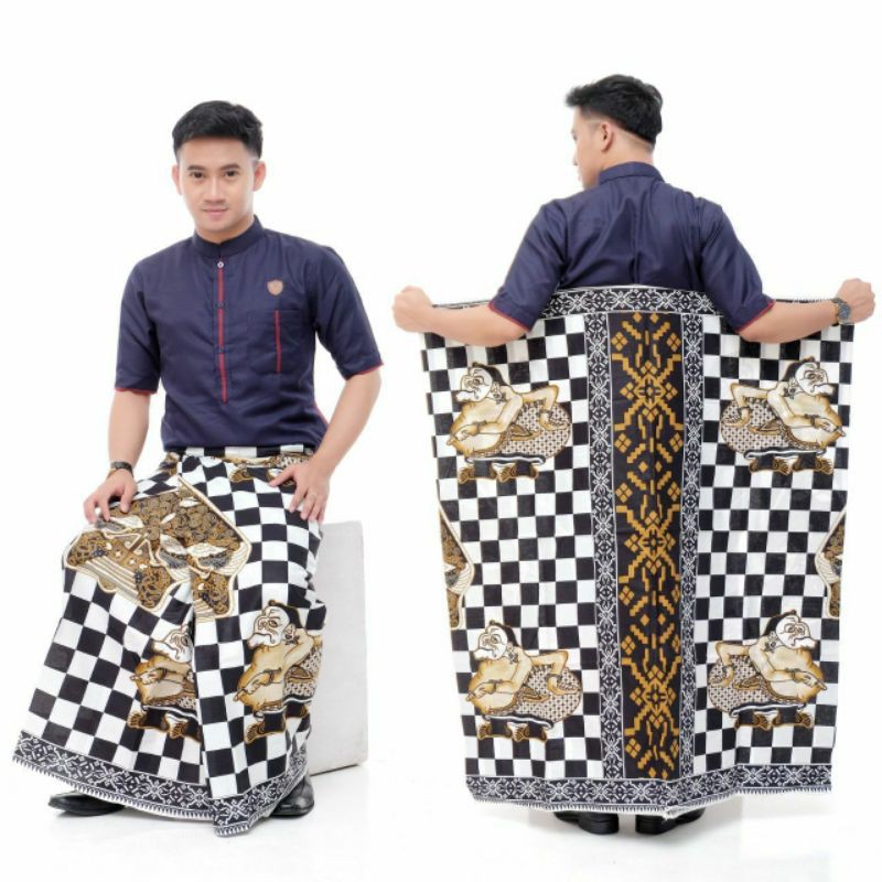 Sarung batik wayang Semar / Sarung santri