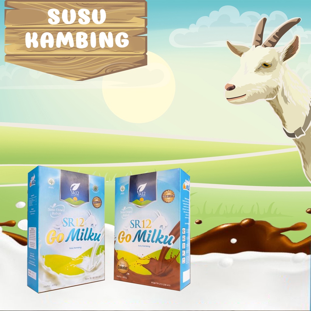 

[ORIGINAL] SUSU KAMBING ETAWA / GO MILKU | SR12 HERBAL/HALAL/PREMIUM