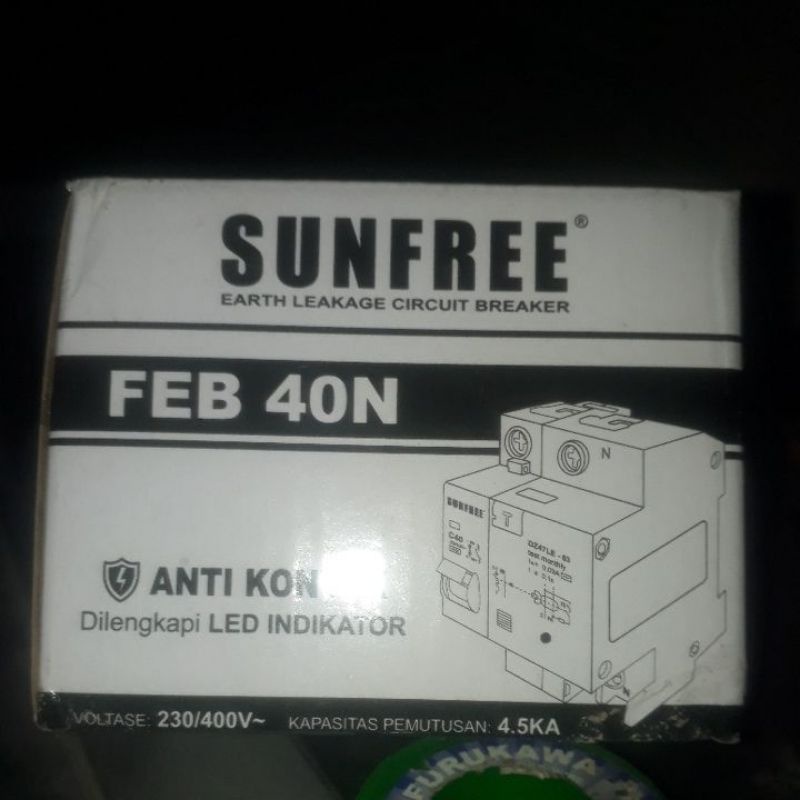 ELCB 40N anti kontak