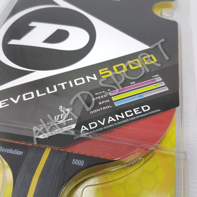 TERBAIK Bat Dunlop Revolution 5000 Bet Tenis Meja Pingpong