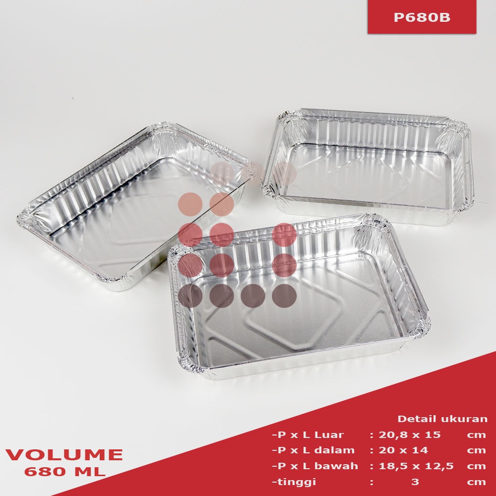 alumunium foil cup P680B