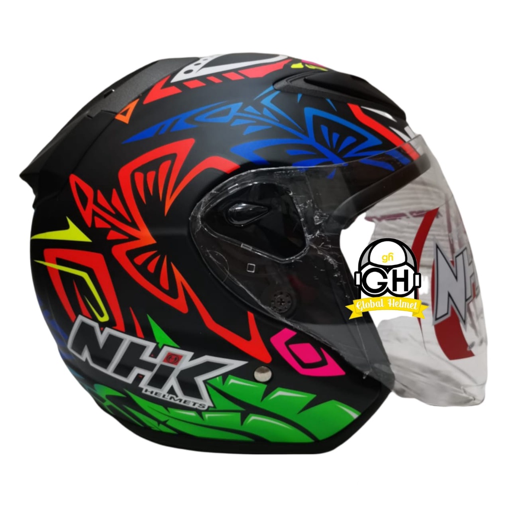 HELM NHK R6 REMY #2 BLACK DOFF GP EDITION SINGLE VISOR ORIGINAL NHK