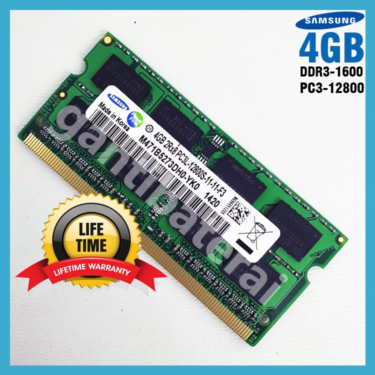 Ram Laptop Lenovo DDR3L 4GB PC3L-12800s 1600 Mhz