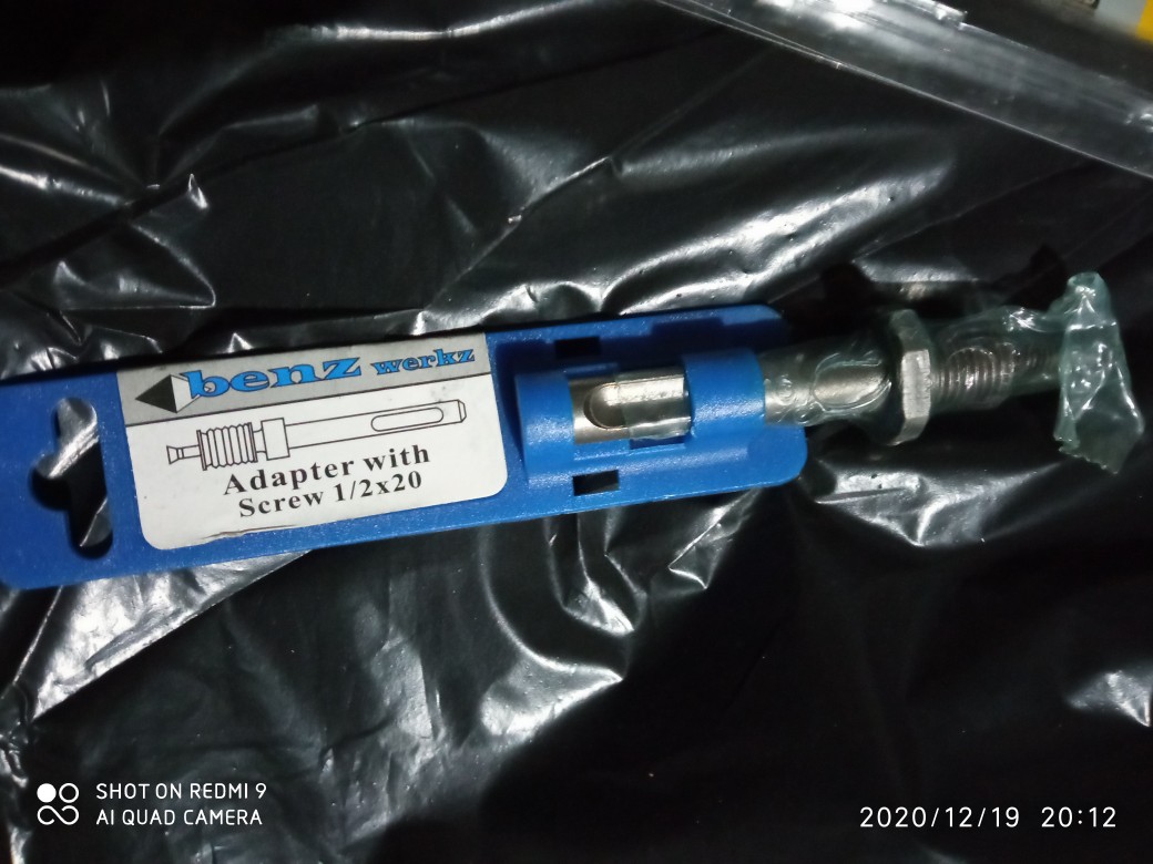 Benz Adaptor Sds Plus + Kepala Bor 13mm Drill Chuck