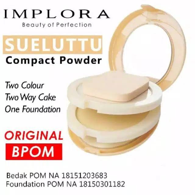 BEDAK IMPLORA SUELUTTU / COMPACT POWDER 3 IN 1 / POWDER / BEDAK IMPLORA