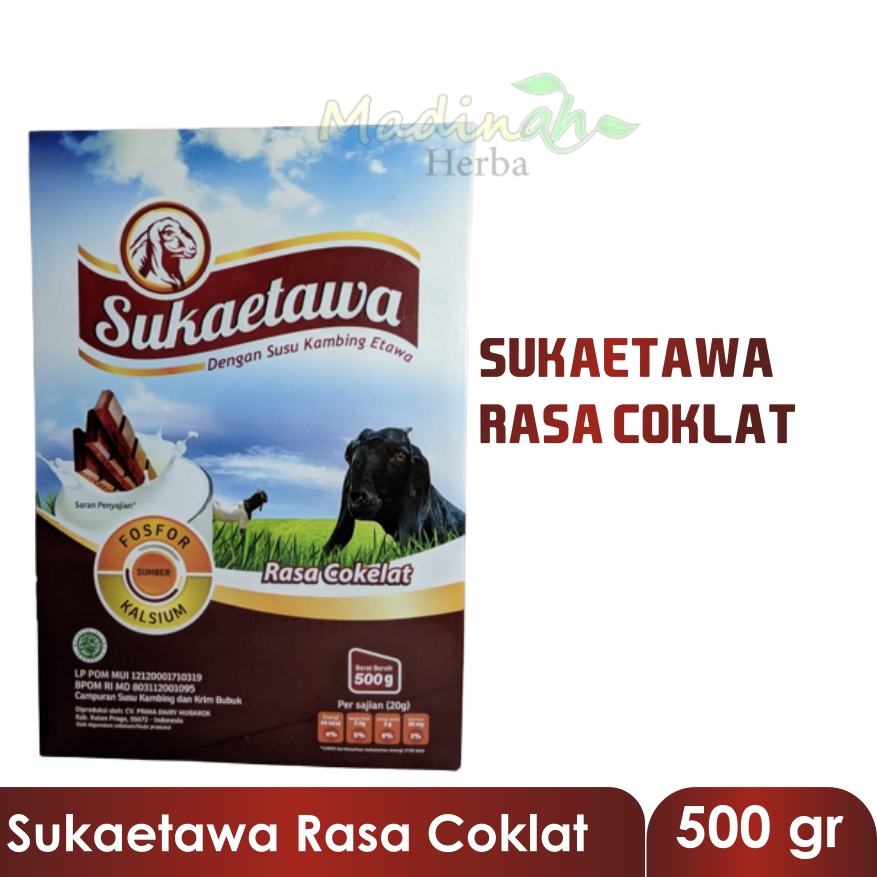 Sukaetawa Susu Kambing Etawa  Tinggi 5 Mineral Dan Vitamin E Nikmat 500 Gram Untuk Kesehatan