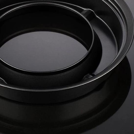 Alat Panggang Bulat Barbeque Grill Pan Pemanggang BBQ Tempat Bakar Daging Ayam Sosis Sate Anti Lengk