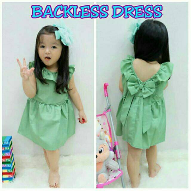 BACKLESS DRESS