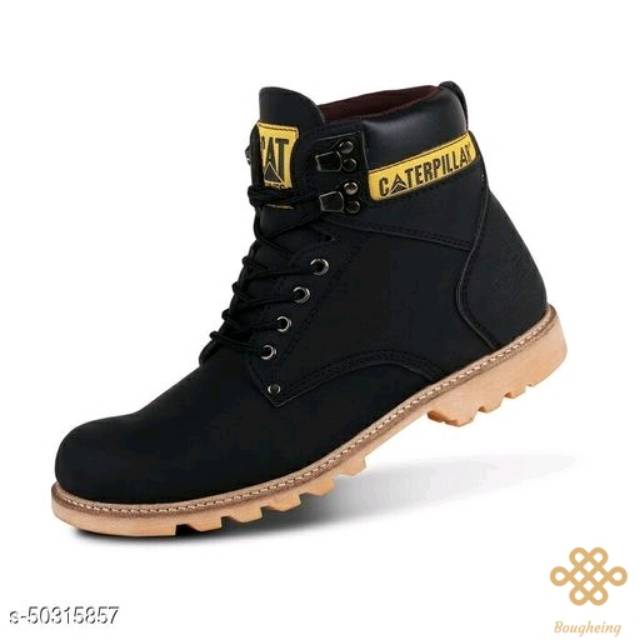 caterpillar holton boots black