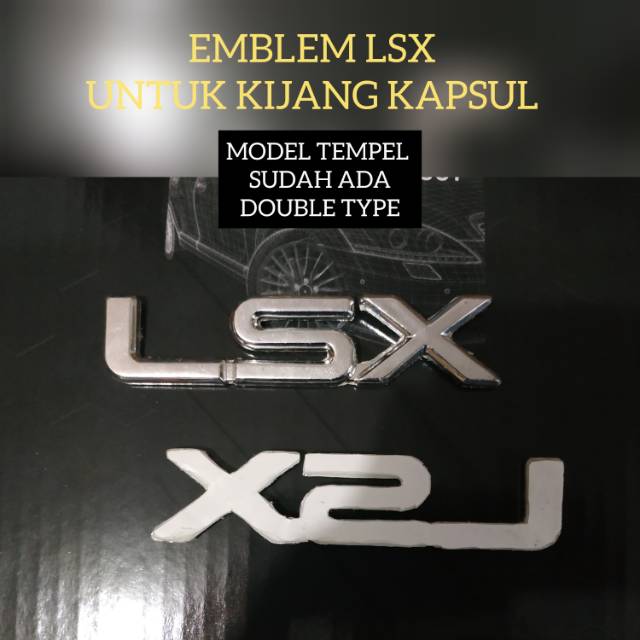 Emblem LSX untuk kijang kapsul