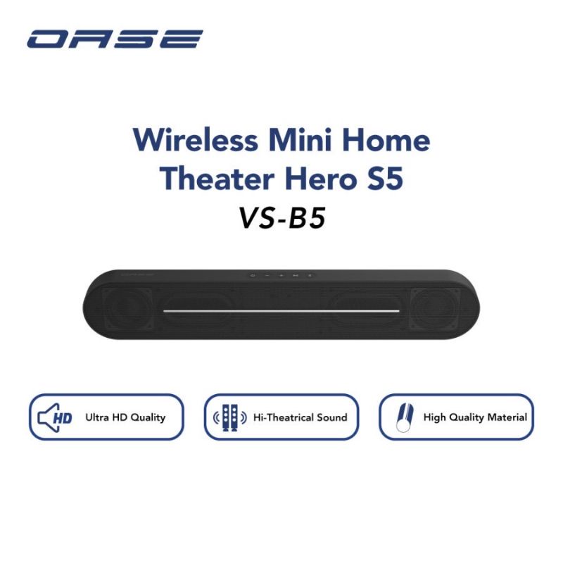 Speaker OASE S5 AUX bluetooth mini soundbar mini home theater V5-B5-S5 OASE