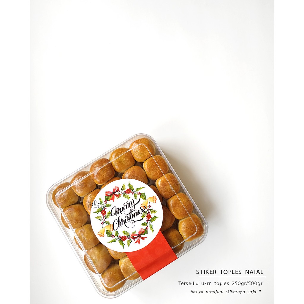 

(SC03+SC06) stiker toples dus natal iamcili tema bunga