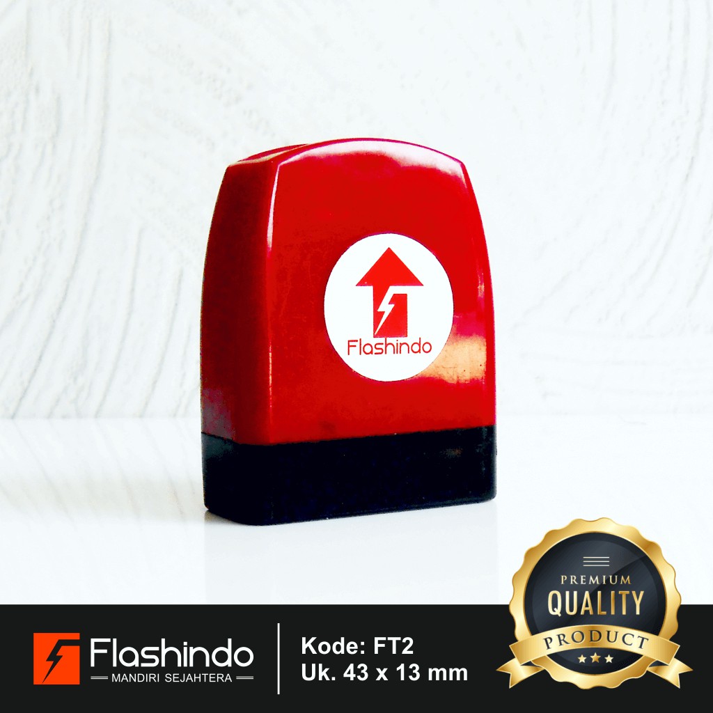 

Flashindo | Stempel Warna Tapal Kuda Sedang | Ukuran 43 x 13 mm | Stempel Flash Praktis