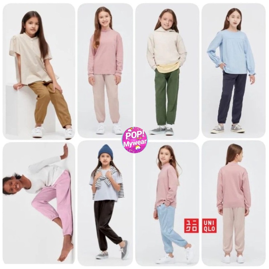 JOGGER ANAK PEREMPUAN POPMYWEAR UNIQLO RAYON JOGGER SZ 3-14Y / CELANA JOGGER ANAK PEREMPUAN / CELANA