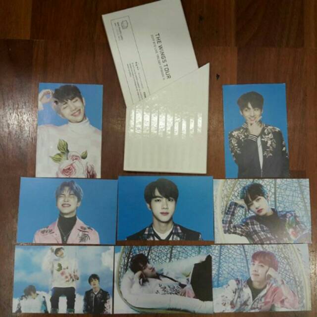 MINI PHOTOCARD OFFICIAL BTS WINGS TOUR