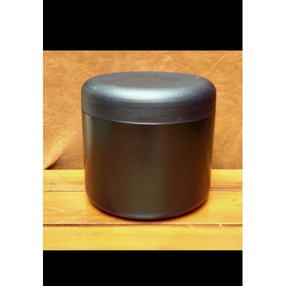 Pot Lulur 500Gr Hitam Botol Lulur 500 Gram Hitam Pot Lulur 500Gr Ovale Hitam