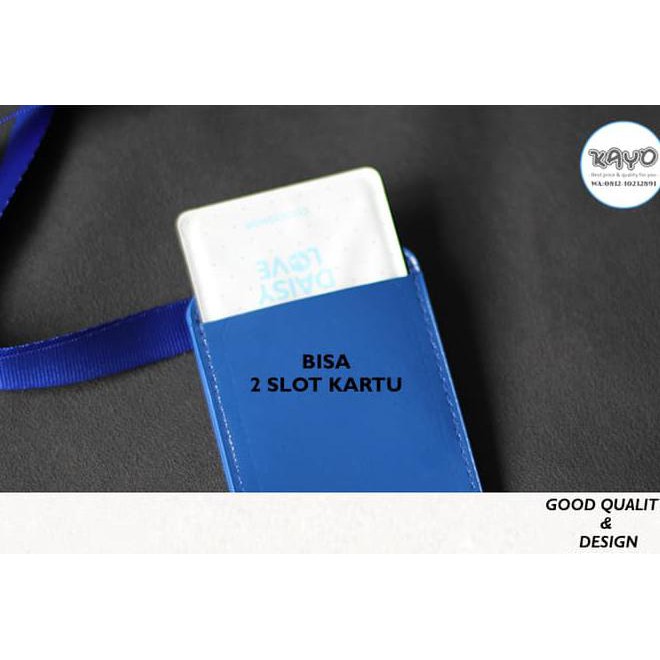

2S Vr |Name Tag Kulit Pu. Gantungan Id Card, Kalung Id Card Kulit Pu Item Berkualitas