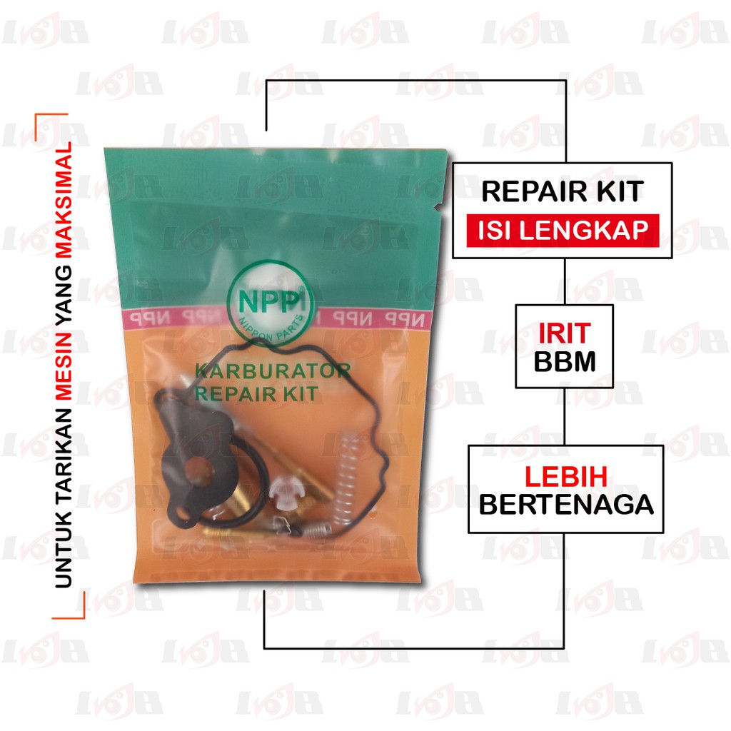 NPP RepairKit Karburator Smash 110 lama Parkit Carbu set Carburator Daleman Karbu