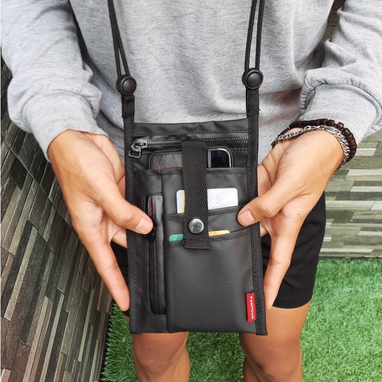 Dompet Hp Waterproof Anti air Gantung Di Leher Unisex Hanging wallet