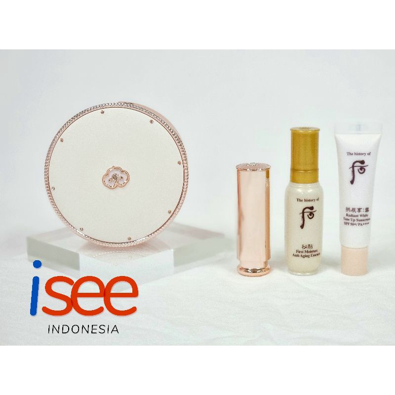 The History of Whoo Gongjinhyang Seol Radiant  White Tone Up Sun Cushion (SPF50+/PA+++)