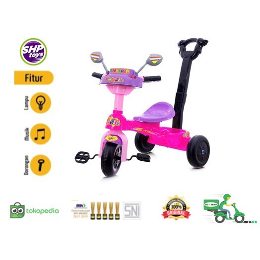 Mainan Anak Sepeda Roda Tiga Tricycle Bike SHP Toys - LB 621