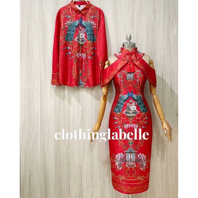 Cheongsam Couple Sangjit Party Dress