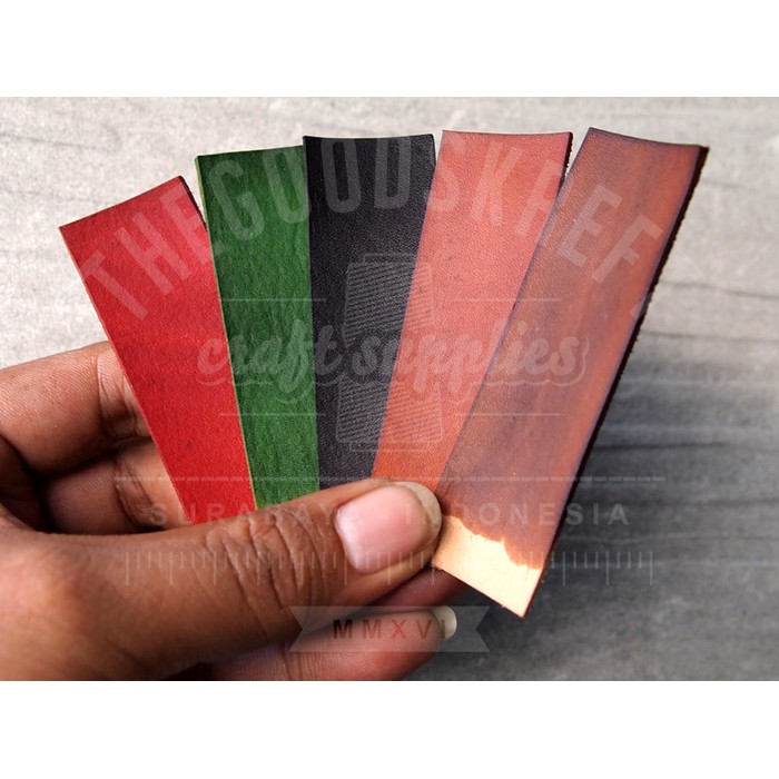 

Leather Dye Waterbased Red / Merah / Pewarna Kulit