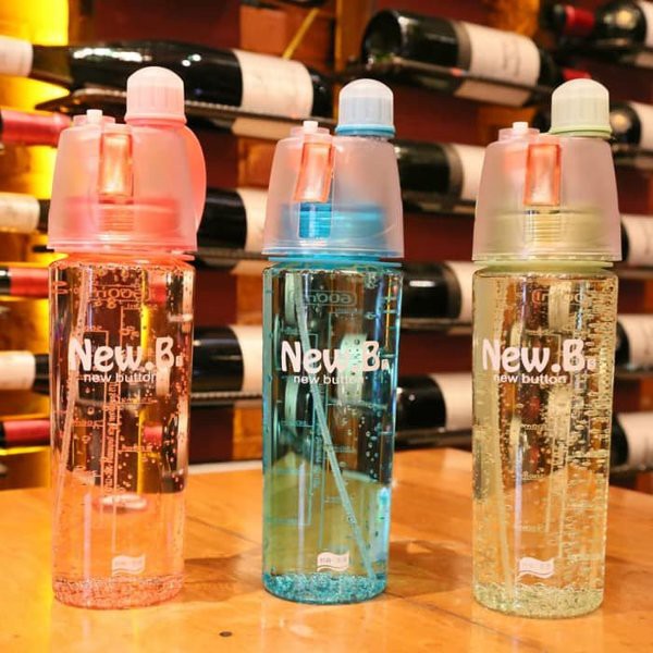 Botol Minum New B Sport Spray Water Bottle 600 ml