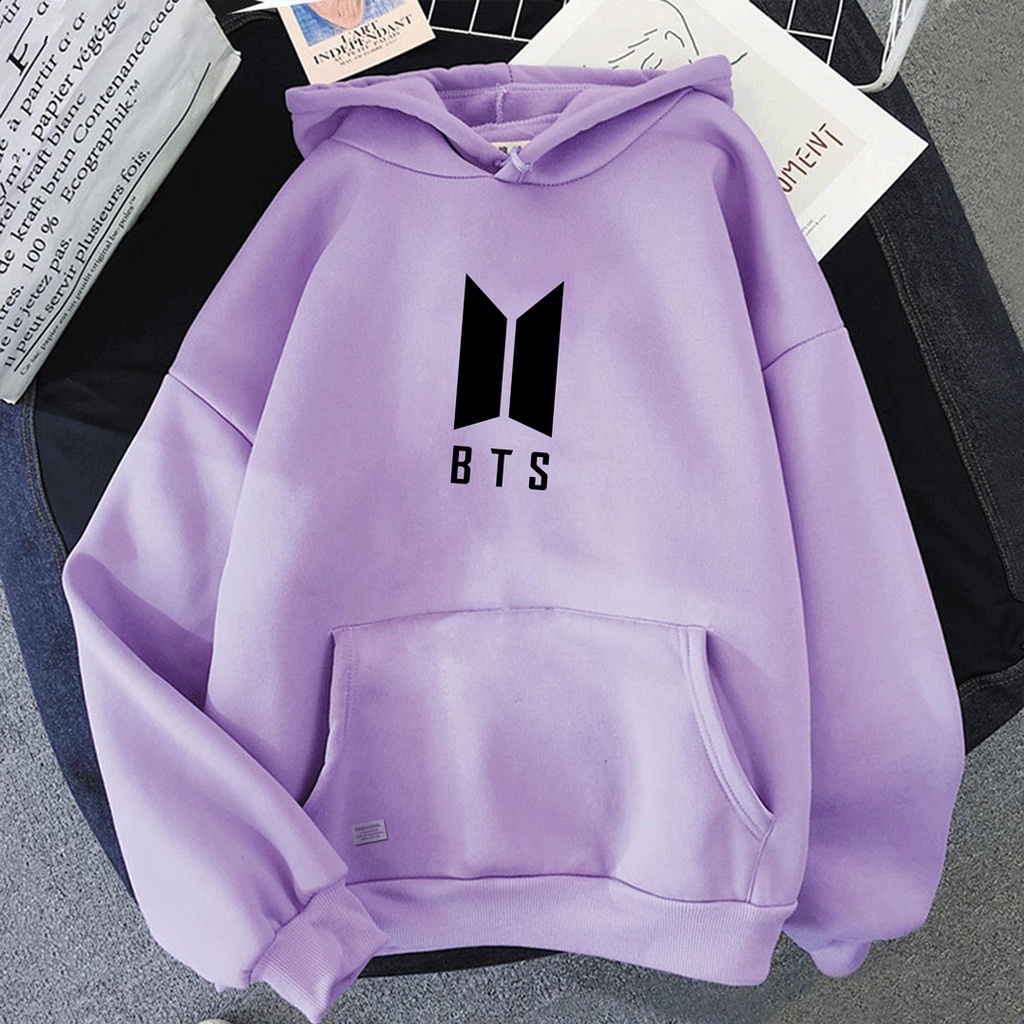 Parisdivarious Sweater Hoodie Jemper Korean KPOP Bahan Fleece Size S - XXL (Pria &amp; Wanita)